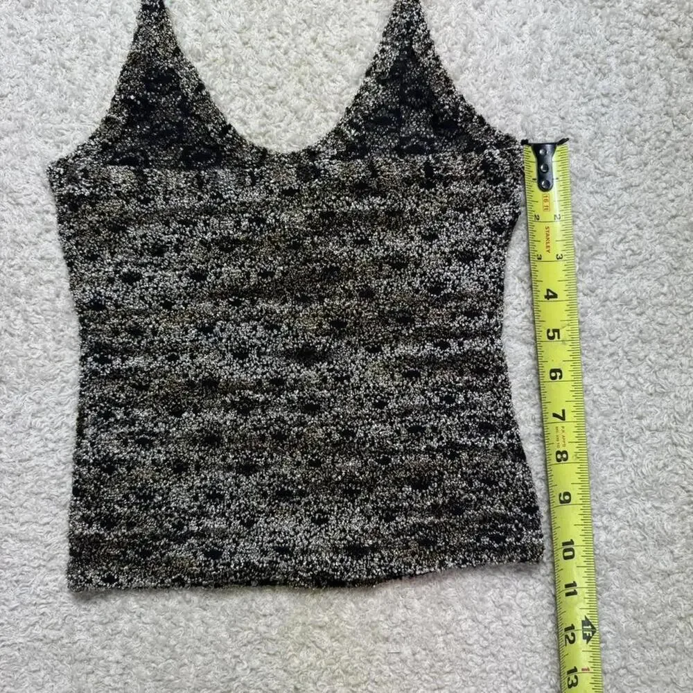 Vintage 1990's Y2K 579 Textured Stretch Halter Top XS NWT made in USA - Picture 7 of 7